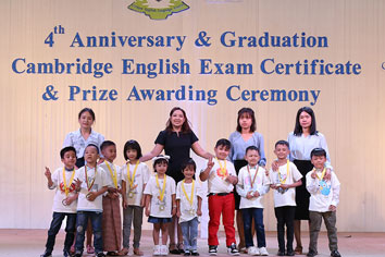 4th Anniversary & Graduation Cambridge English Exam Certificate & Prize Awarding Ceremony