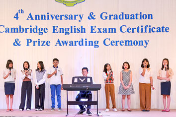 4th Anniversary & Graduation Cambridge English Exam Certificate & Prize Awarding Ceremony
